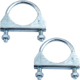 2x Exhaust Silencer Clamp 54mm 2 1/8 Diameter Replacement for Allis Chalmers Various Tractor