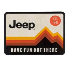 Jeep Have Fun Out There Vinyl Sticker (4" X 3")