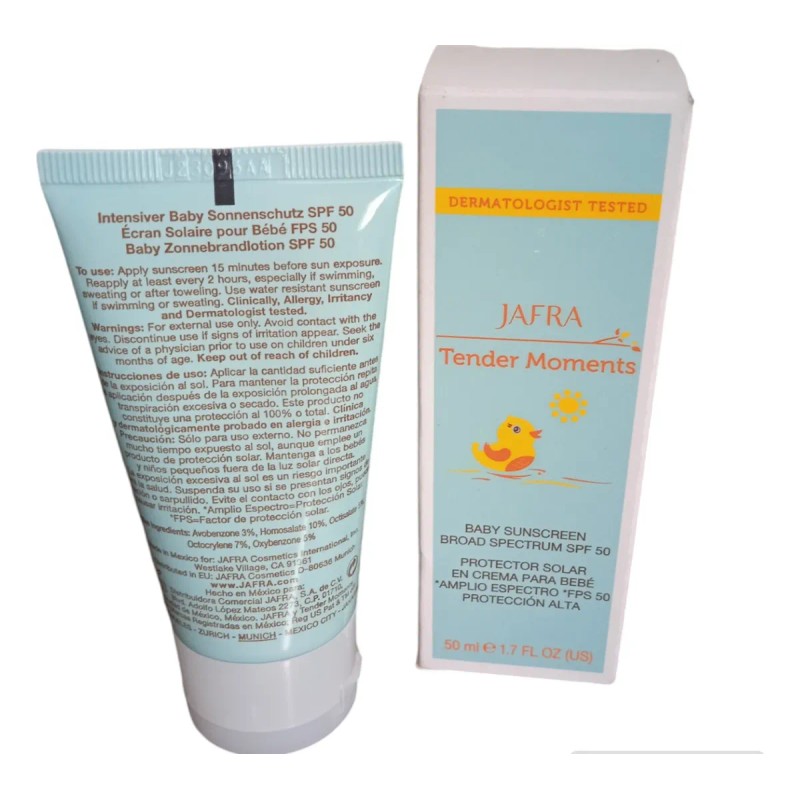 Protector Solar Crema Bebé Tender Moments Jafra