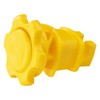 BEIYI 25 Pcs Yellow Rod Post Insulator, Electric Fence Insulators