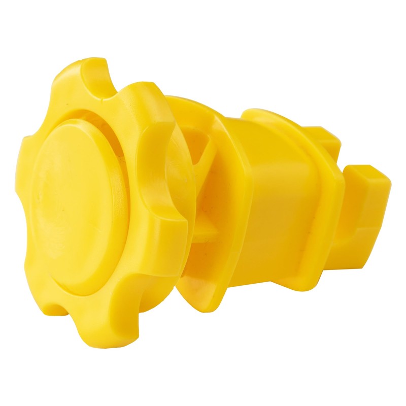 BEIYI 25 Pcs Yellow Rod Post Insulator, Electric Fence Insulators