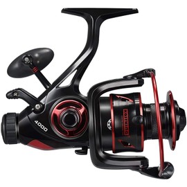 KastKing Sharky Baitfeeder III – Carrete de pesca 10 + 1 Shielded Revestimiento de acero inoxidable BB – de Fibra de Carbono arrastrar para Live Bait Pesca Acción, Sharky Baitfeeder III