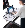 Qsxou Treadmill Desk Attachment,Peleton Tread Tray Accessories Laptop Stand with
