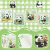 Unigift 6 Pcs Panda Mini Spiral Notebooks,Cartoon Animal Panda Bear