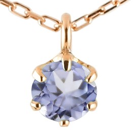 Atlas Women's Necklace, 1 Piece, 0.2 inch (4 mm), Pendant, Pink Gold K10, 10K Gold