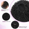 Drawstring Curly Ponytail Extensions for Black Women Protein Silk Fiber