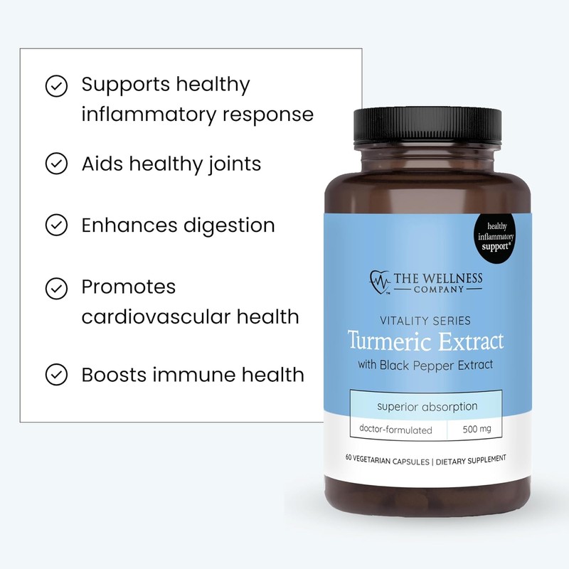 Turmeric Extract – Healthy Inflammatory Response - Potent Curcumin Plus