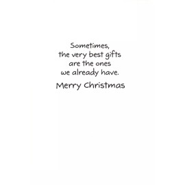 Sunrise Merry Christmas Peanuts Snoopy Woodstock Giving Gifts Presents Greeting Card