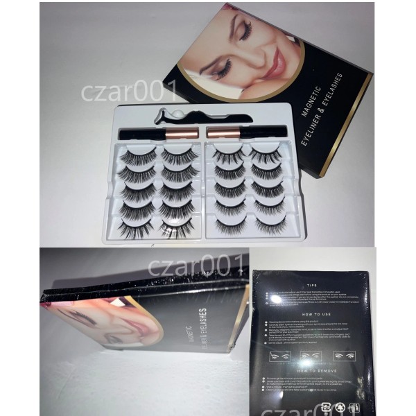 Upgraded Magnetic Eyelashes 3D Magnetic Eyelashes Kit - 10 Pairs