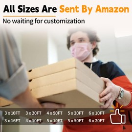 90% Garden Shade Cloth,4' x 20' Heavy Duty Mesh Tarp with Grommets, Garden Privacy Fence Screen, Shade Canopy for Patio, Outdoor Sun Shades for Backyard, Black