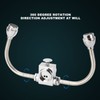 Faucet Mounted Eyewash Station Double Nozzle Emergency Eye Wash Unit