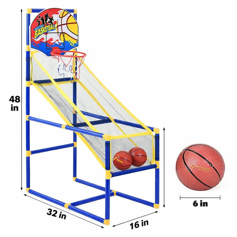 Liberty Imports Kids Arcade Basketball Game Set with Automatic Ball