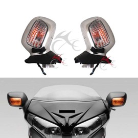 TCT-MOTORPARTS Rearview Mirrors w/Turn Signals Fit For Honda Goldwing GL1800 GL 1800 2001-2011 GL1800 Audio/Comfort/Navi/XM/ABS