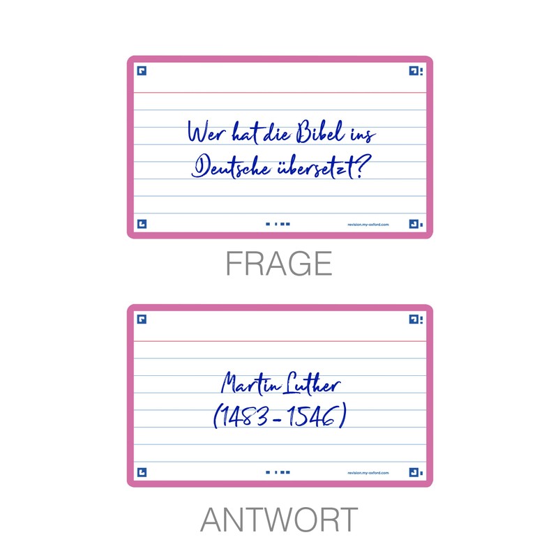 Oxford Flash 2.0 Index Cards A7, Flashcards, 75 x 125