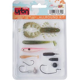 Berkley URBN Allround Kits, Pack of Four Soft Lures and Accessories to Fish Many, Chosen by Berkley's Street Fishing Experts to Catch Perch, Pike, Zander, Varied