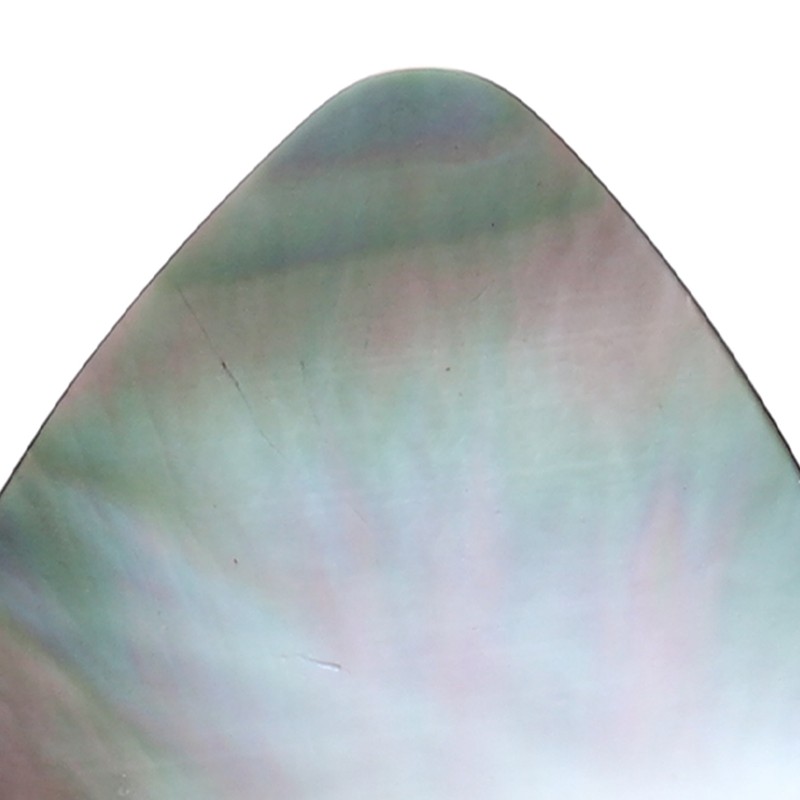 2PCS Set Guitar Picks Shell Teardrop Shaped Acoustic Guitar Picks