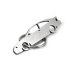 CarShape Keyring Stainless Steel Model Car Silhouette - Compatible with