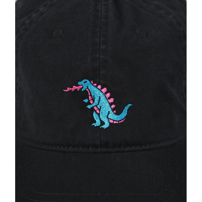 Riot Society Kaiju Embroidered Dad Hat - Black, One Size