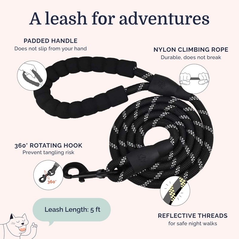 Hepper Cat Harness and Leash Escape Proof Set - Black