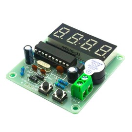 Hsthe Sea 4 Bit LED Electronic Clock DIY Kits Kit Soldering Training Machine for Curriculum Exercises, Welding Exercises