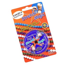 Pepperell Stretch Magic Bead Jewelry Elastic Cord String Line | Clear Pearl Black | 5M 25M 100M | 0.5mm 0.6mm 0.7mm 0.8mm 1mm Diameters