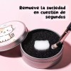 Universo en Linea Limpia Brochas En Seco Maquillaje Estuche Esponja