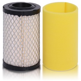 Podoy 796031 Air Filter with 797704 Pre Filter Compatible with Briggs and Stratton 594201 591334 796031 John Deere D100 D110 D125 D130 MIU13038 GY21435 MIU13963 MIU14395 Husqvarna YTH22V46 Lawn Mower