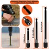33Pcs Drill Bit Extensions Set-2 Pcs 105Right Angle Bit, Universal