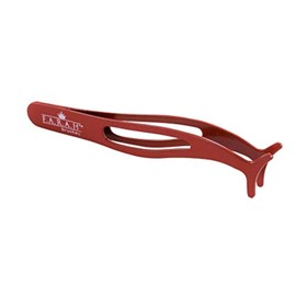 F.A.R.A.H False Eyelashes Placement Applicator Tool Eyelash Extension Tweezers Remover Clip Tweezers Nipper (ROSA (RED))