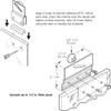 Prime-Line M 6053 Frameless Shower Door Top Bracket Roller Assembly,