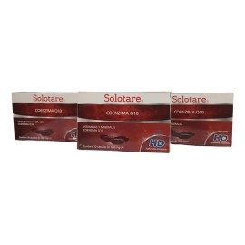 Coenzima Vitaminas Y Minerales/ 30 Caps Solotare Q10 Pack3