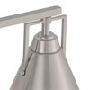 Ceybo 4 Light Brushed Nickel Bathroom Vanity Light Fixture for