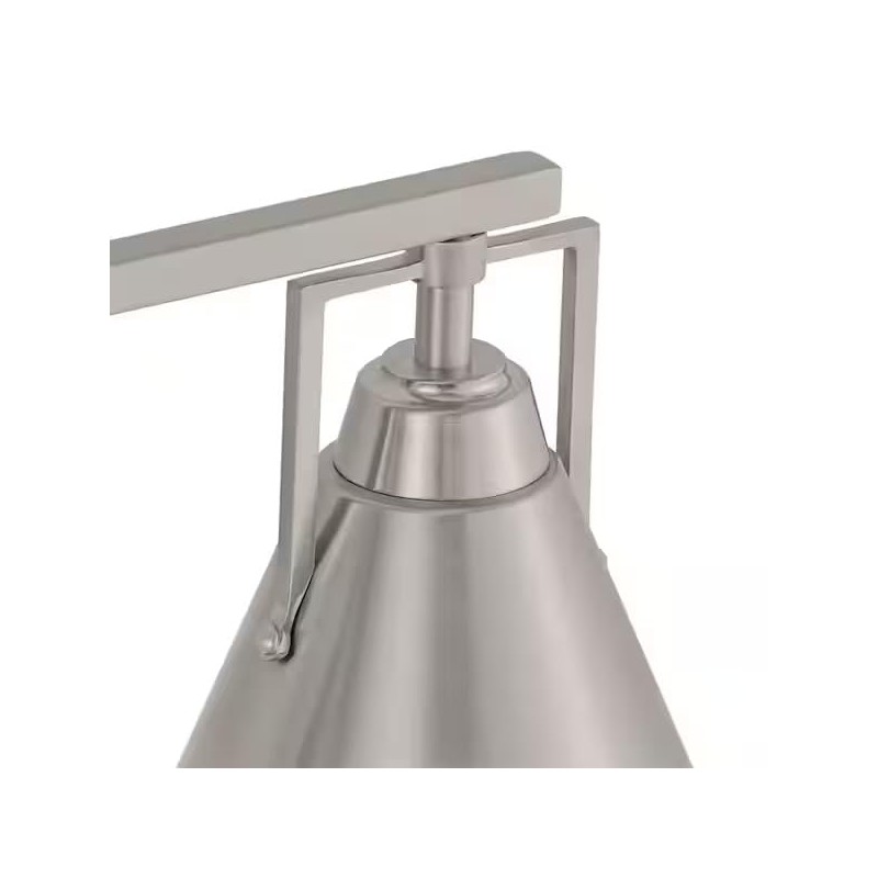 Ceybo 4 Light Brushed Nickel Bathroom Vanity Light Fixture for