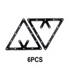 Markeny 6 PCS Triangle Rack Pool Table Ball Holder, Sheet
