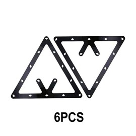 Markeny 6 PCS Triangle Rack Pool Table Ball Holder, Sheet Billiards Triangle Cue Accessories