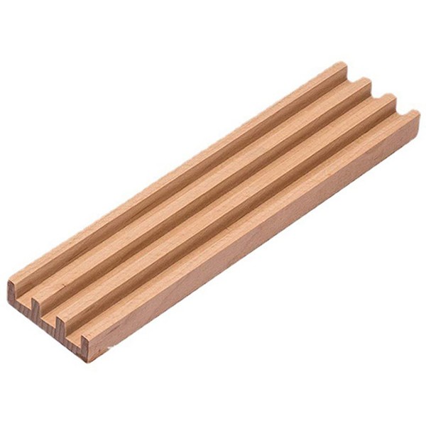 Healvian Wooden Domino Rack Organizer Tray for Domino Tiles Game