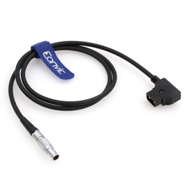 EONVIC D-TAP to 2-Pin Terradek ARRI Red Paralinx Preston Power Cable (2-Pin Cable 1M)