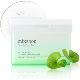mixsoon Centella Asiatica Toner Pad,Soothing, Hydration, Centella Extract, Gauze Pad, (230ml/ 7.77fl.oz/ 120 Sheets)