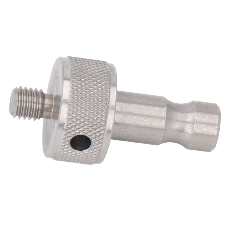 Prism Adapter Knurling Stainless Steel M8 Thread Survey Pole Adapter