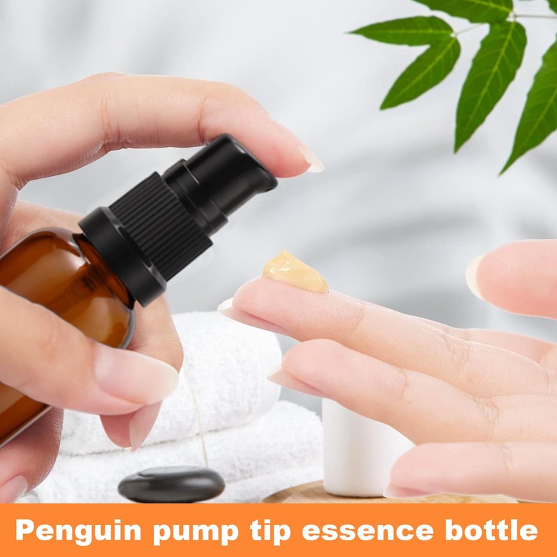 Areiknim 10 Stück Leere Pumpspender, 30 ml Pumpflasche mit Pumpe,