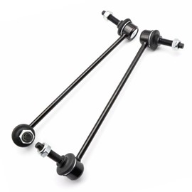 Ynovvo 2 piezas K8734 K8735 barra estabilizadora delantera barra estabilizadora izquierda y derecha kit de enlace de extremo de barra estabilizadora de repuesto para 1F1Z5K483AA 1F1Z5K483BA