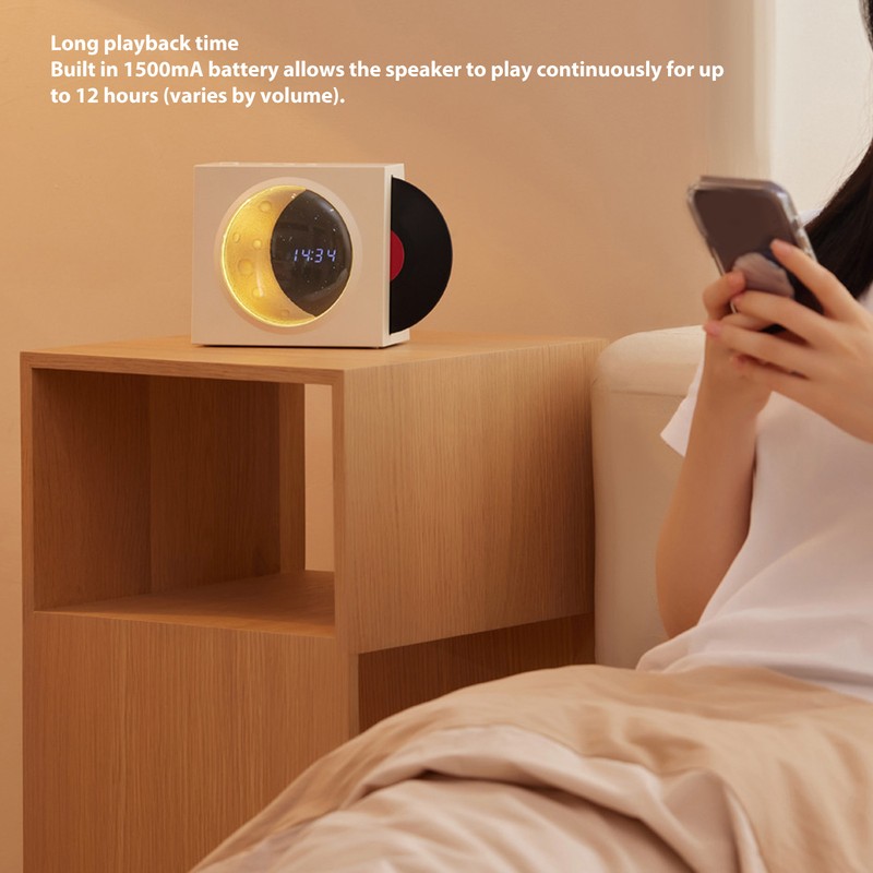 Bluetooth Speaker with Night Lamp Vintage High Volume Built in