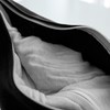 Half moon with natural filling black organic husk