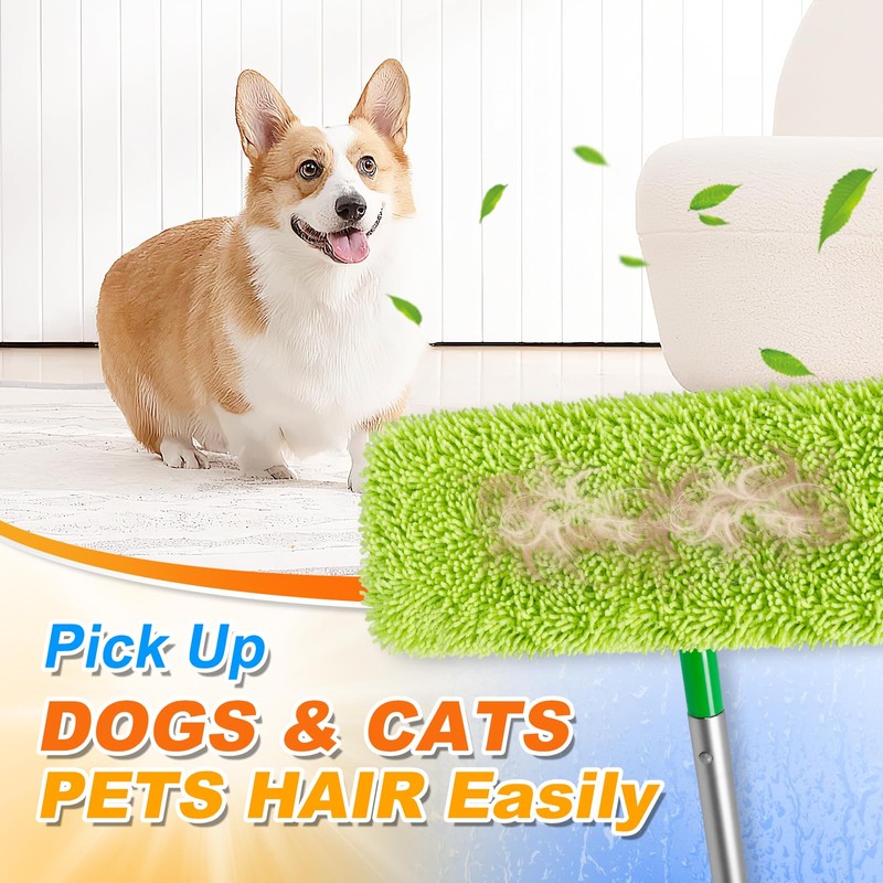 Reusable Mop Pads for Swiffer Sweeper XL Mop, MyKEEPOW Dry