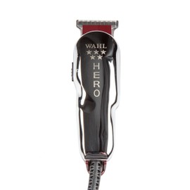 Wahl Professional 5-Star Hero Corded T Blade Trimmer #8991 – Great for Barbers and Stylists – Powerful Standard Electromagnetic Motor – Includes 3 Guides, Oil, and Cleaning Brush