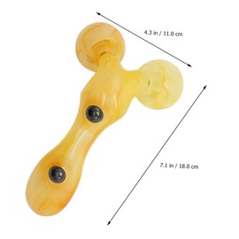 FOMIYES Massage Roller Face Roller Facial Beauty Roller Massagers for Neck Skin Care Tools for Face Energy Facial Massage Fat Roller Facial Shape Scroll Wheel Rose Pp