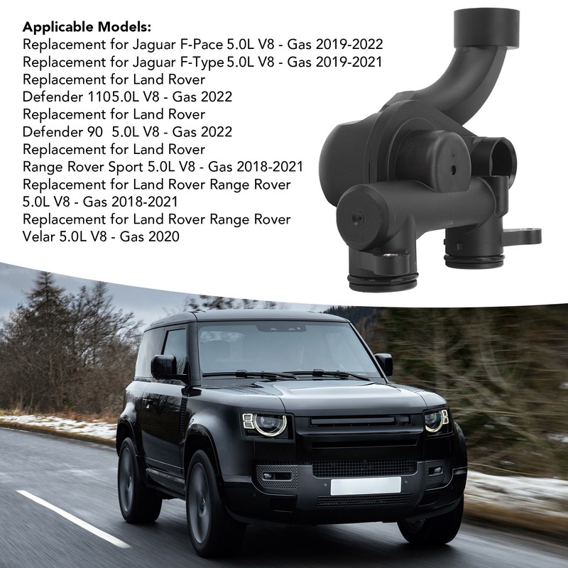 Front Coolant Water Valve Pipe LR100352 Replacement For Jaguar F‑Pace