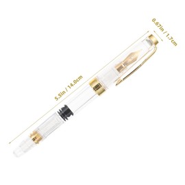 Operitacx Ink Absorber Fountain Pens 2pcs Japanese School Supplies Calligraphy Training Pens Student Pens Comfortable Grip Longevity Abs