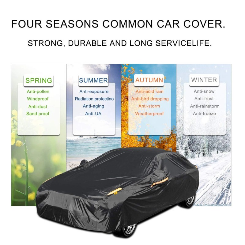 COLOR RAIN TIME Full Car Covers For Sedan Car Cover