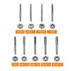 sourcing map 20pcs Metric Tap and Die Set M3-M12 Rethreading